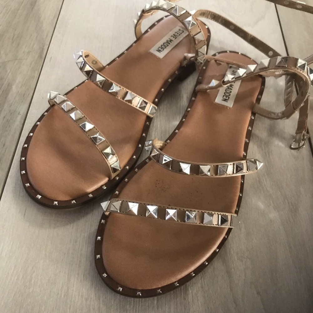 Steve Madden rock stud inspired sandals.